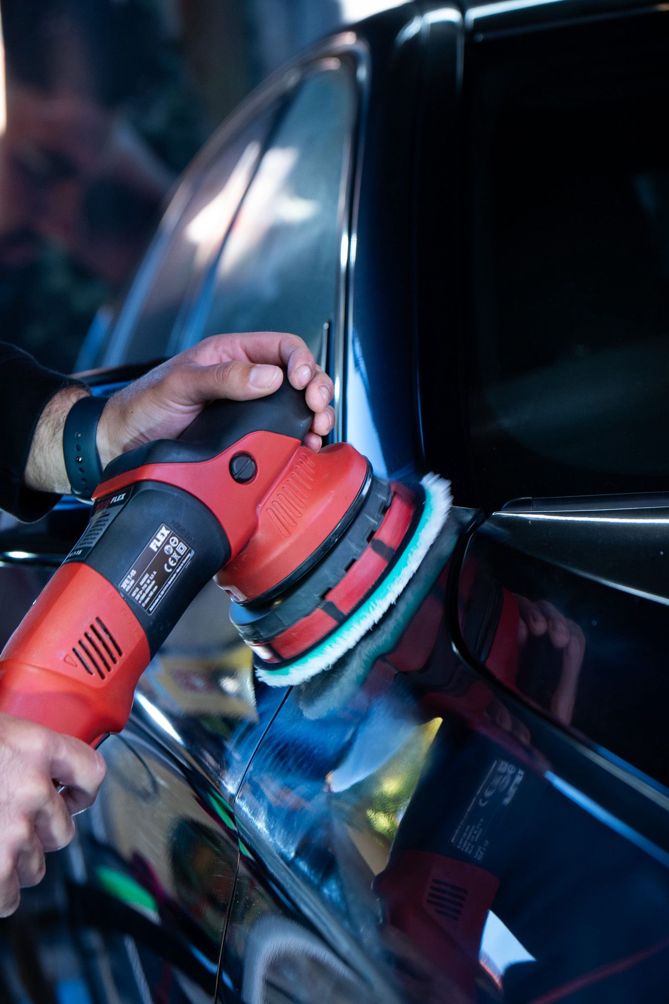 Polimento de carroçaria